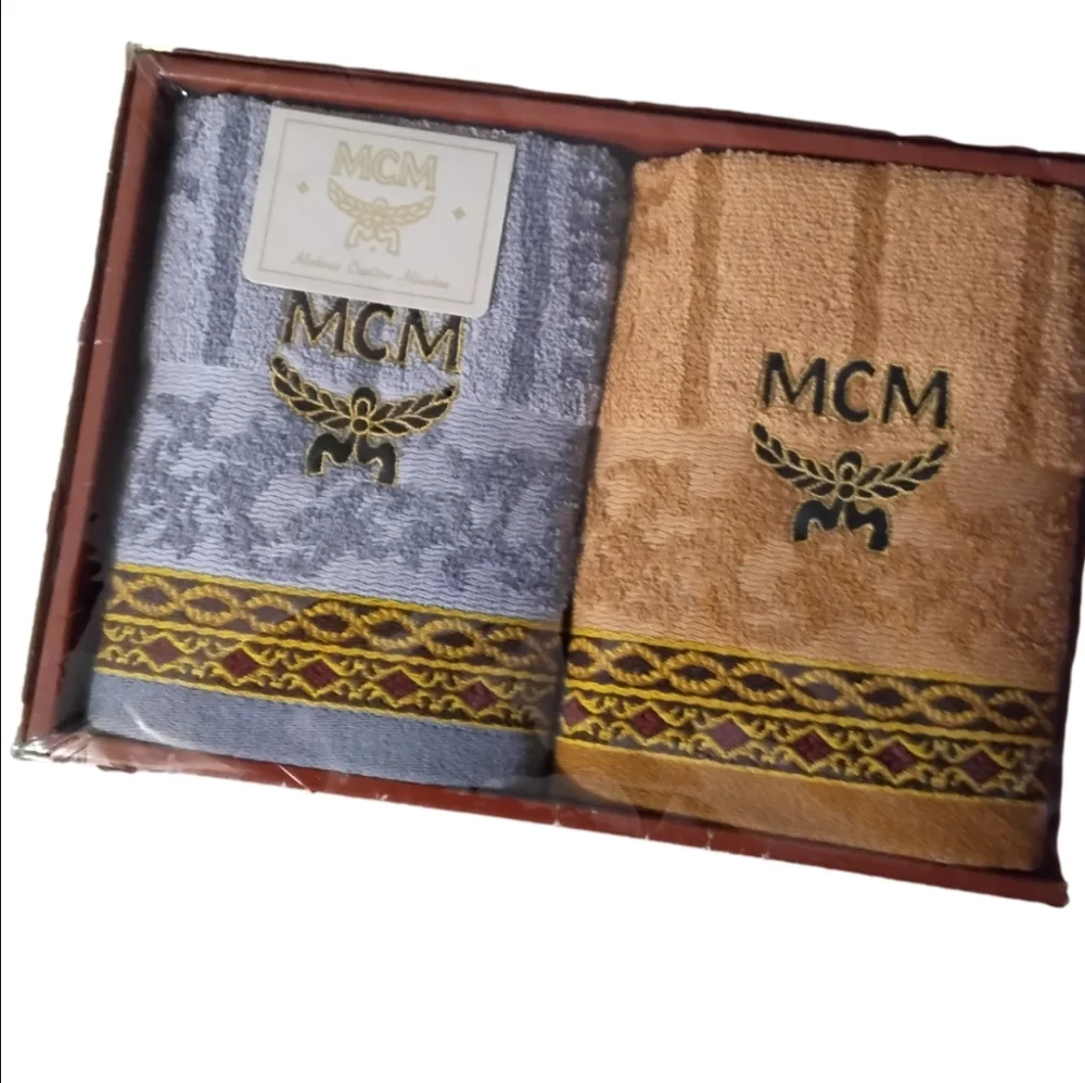 NEW ARRIVAL - MCM Authentic Hand Towel Set